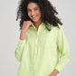 Neon Yeşil, %100 Pamuk, Poplin Gömlek