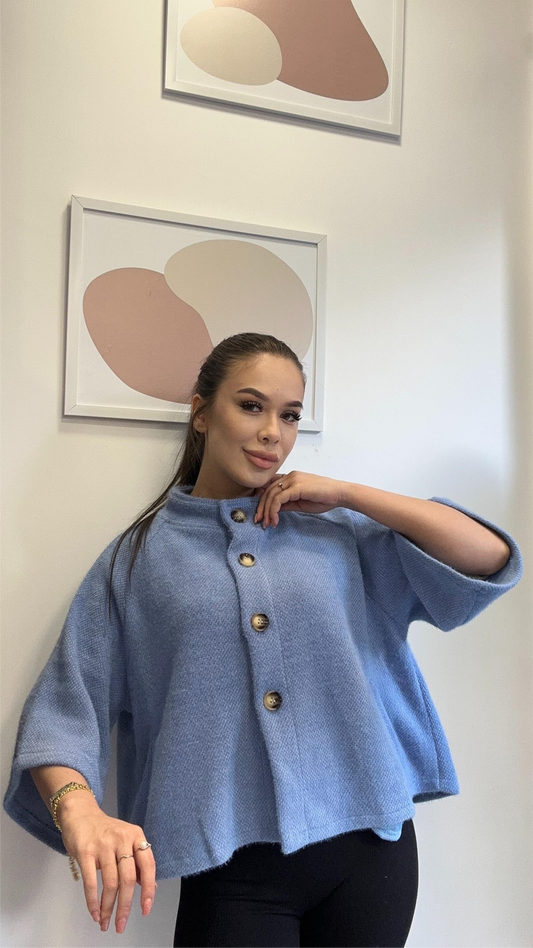 Mavi, Kısa Kaşe Kaban