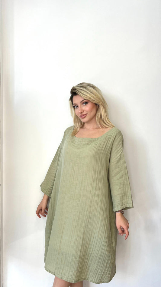 Yeşil, Müslin Elbise