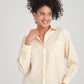 Krem, %100 Pamuk, Poplin Gömlek