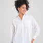 Beyaz, %100 Pamuk, Poplin Gömlek