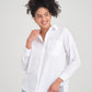 Beyaz, %100 Pamuk, Poplin Gömlek