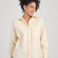 Krem, %100 Pamuk, Poplin Gömlek