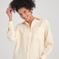 Krem, %100 Pamuk, Poplin Gömlek