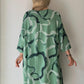 Yeşil, %100 Pamuk, Desenli Elbise
