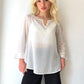 Beyaz, Vual Kumaş Bluz
