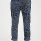 Mavi, Leopar Desenli, Beli Lastikli, Cepli, Jogger Pantolon