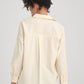 Krem, %100 Pamuk, Poplin Gömlek