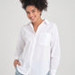 Beyaz, %100 Pamuk, Poplin Gömlek
